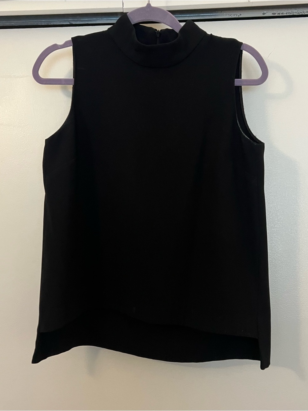 Zara Sleeveless Mock Neck Camisole - Black